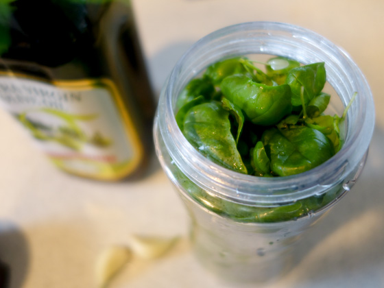 ジェノベーゼのレシピ　フレッシュ・バジルを使ったバジルソース・パスタのレシピ