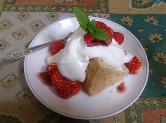 手作りメープルシロップシフォンケーキ・ノンオイル