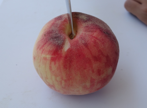 桃の剥き方切り方