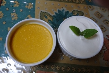 手作りかぼちゃプリン